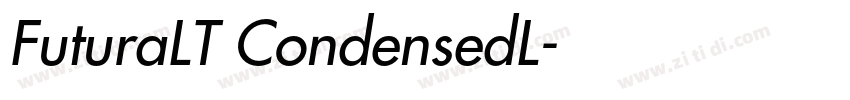 FuturaLT CondensedL字体转换